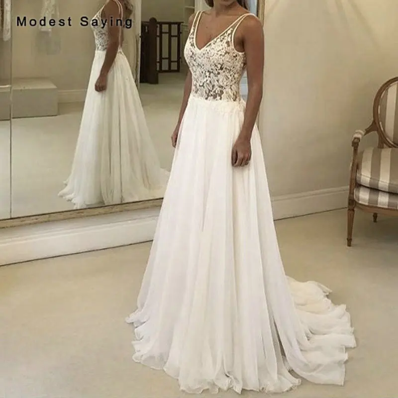 Сексуальное ТРАПЕЦИЕВИДНОЕ прозрачное кружевное свадебное платье цвета