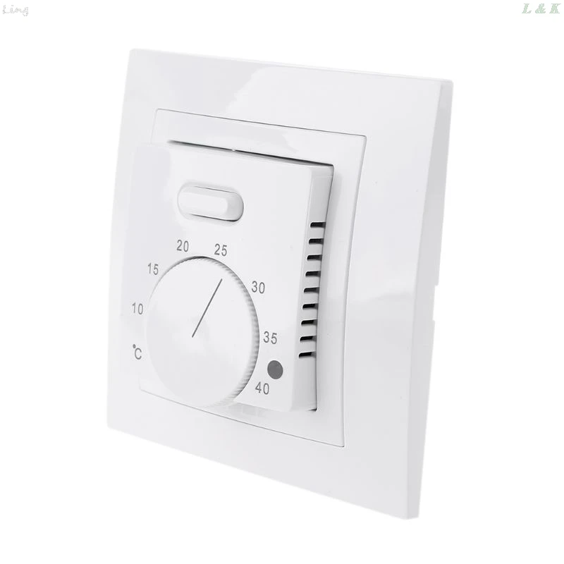 

Floor Electric Heating Room Thermostat 16A AC220~230V Temperature Controller 86