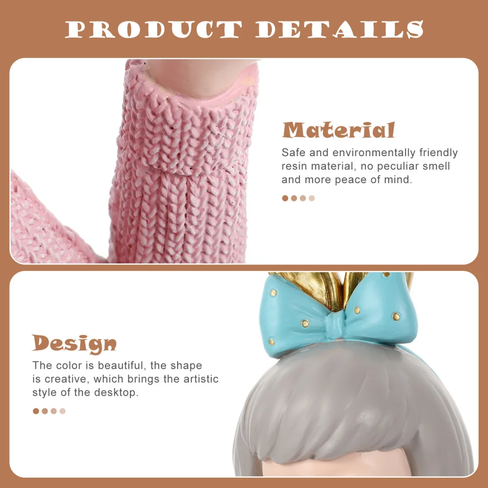 

1Pc Lovely Girl Design Porch Practical Adornment for Placing Key Creative Decor