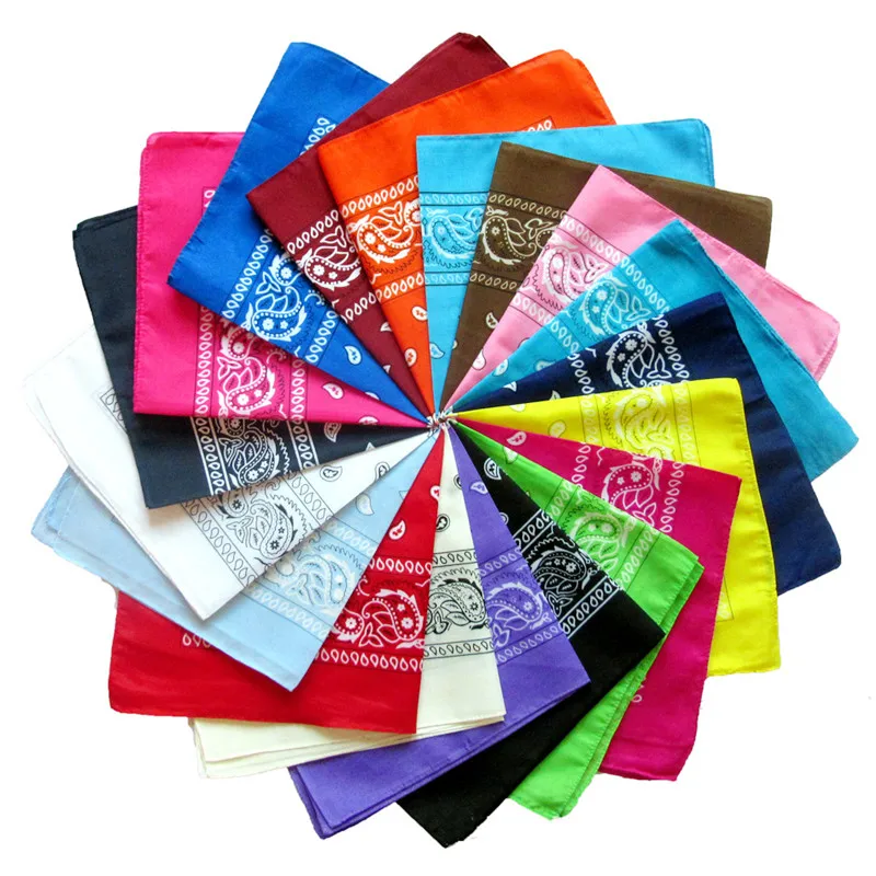 Бандана Платок унисекс в стиле хип-хоп черная повязка на голову шейный шарф