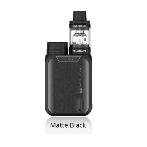 Matte Black Оригинальная электронная сигарета Vaporesso Swag Kit 80 Вт 18650 коробка мод с 3,5 мл Vape Tank GT катушка испаритель электронная сигарета - Цвет: Matte Black