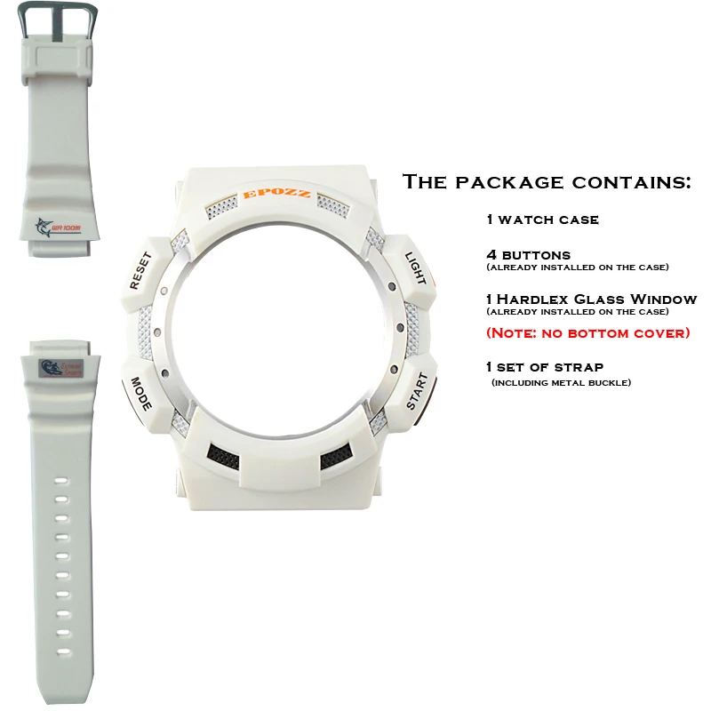 Аксессуары для EPOZZ 3001 PLG 1002AD ремешок наручных часов чехол каучуковый с застежкой