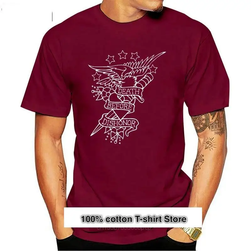 

Camiseta de Sailor Jerry Tattoo Death Before deshonor 2 para hombre