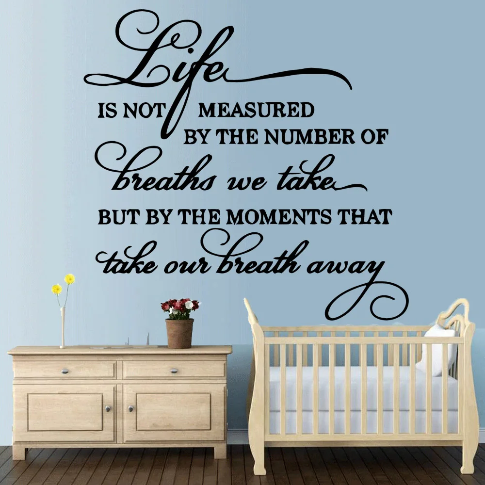 Красота цитаты жизни настенные стикеры дом винила искусства украшения