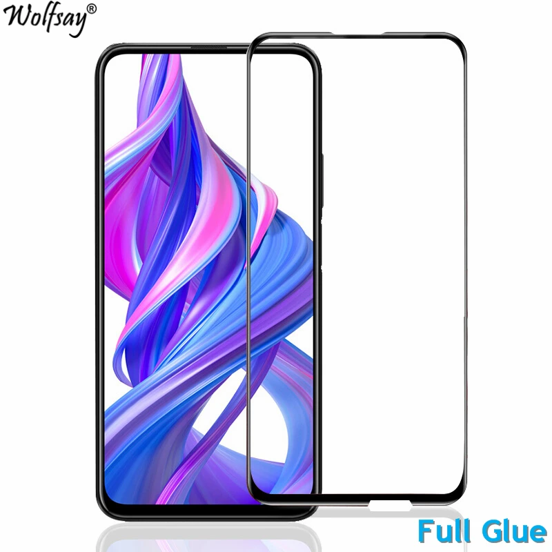 1 шт. защита для экрана с полным клеем Huawei Honor 9X Pro закаленное стекло полное