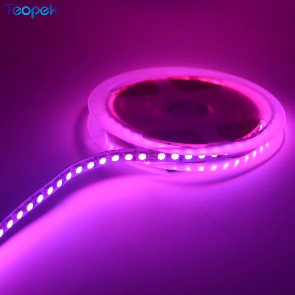 5050 Светодиодная лента 120 светодиодный s/m Однорядный теплый белый/RGB DC12V 5 м 600 светодиодный IP20 IP65 IP67 водонепроницаемый гибкий светодиодный свет