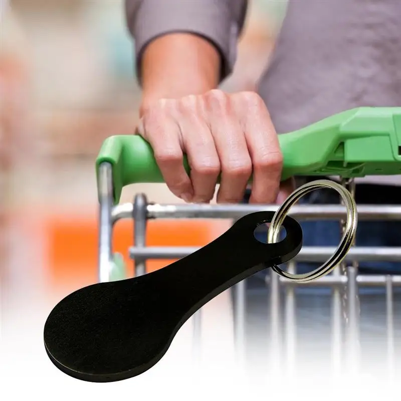 

Chains Ring Decorative Key Holder Keychain Keyrings Couple Coin Diy Shopping Trolley Shopping Trolley Token Metal Key Ring