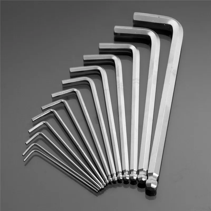 Набор ручных инструментов 13 шт. высокопрочный материал хромированный шар