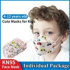 Мультяшная маска kn95, Детские маски kn95, Рождественская маска, мультяшная маска для мальчиков и девочек ffp2 kn95, детская маска, маска fpp2