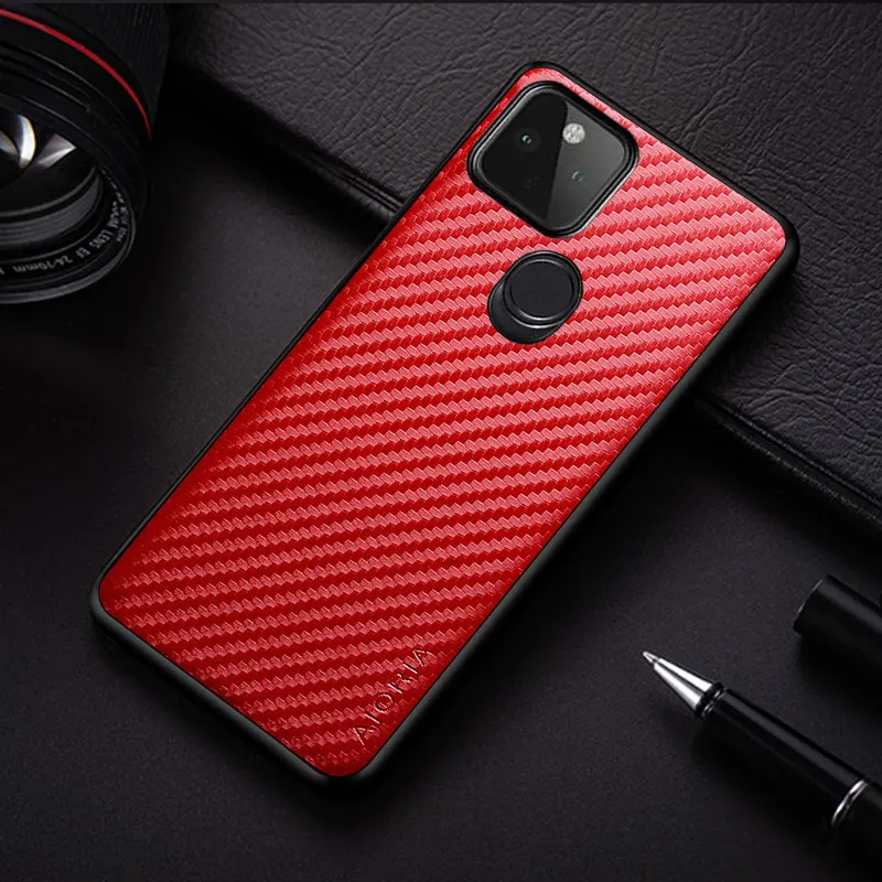 Fabric Texture Case for Google Pixel 5A 5 4A 4 5G Simple Concise Style Soft Back Cover for Google Pixel 6 4 XL Pro Case Funda