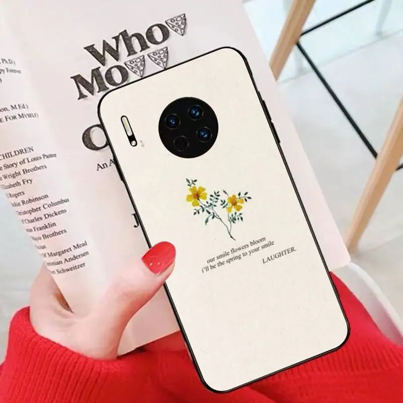 Чехол для телефона TOPLBPCS Great эстетический цветок Huawei Mate 20 10 lite pro X Honor paly Y 6 5 7 9 prime 2018