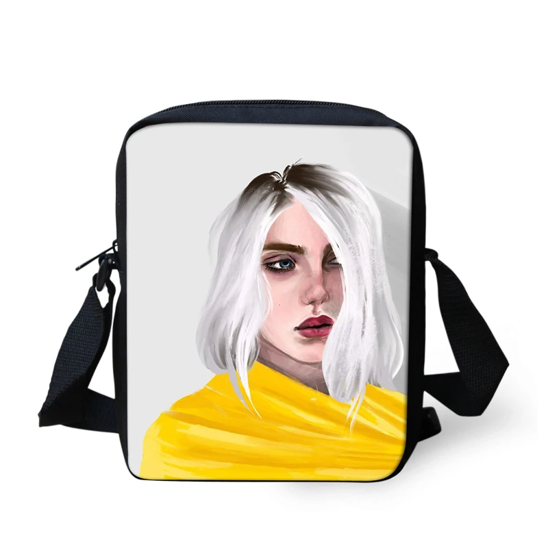 As picture THIKIN Spider-Girl Billie Eilish, школьные сумки с принтом, детские сумки, популярные повседневные сумки для девочек, детские сумки на плечо, на заказ - Цвет: As picture