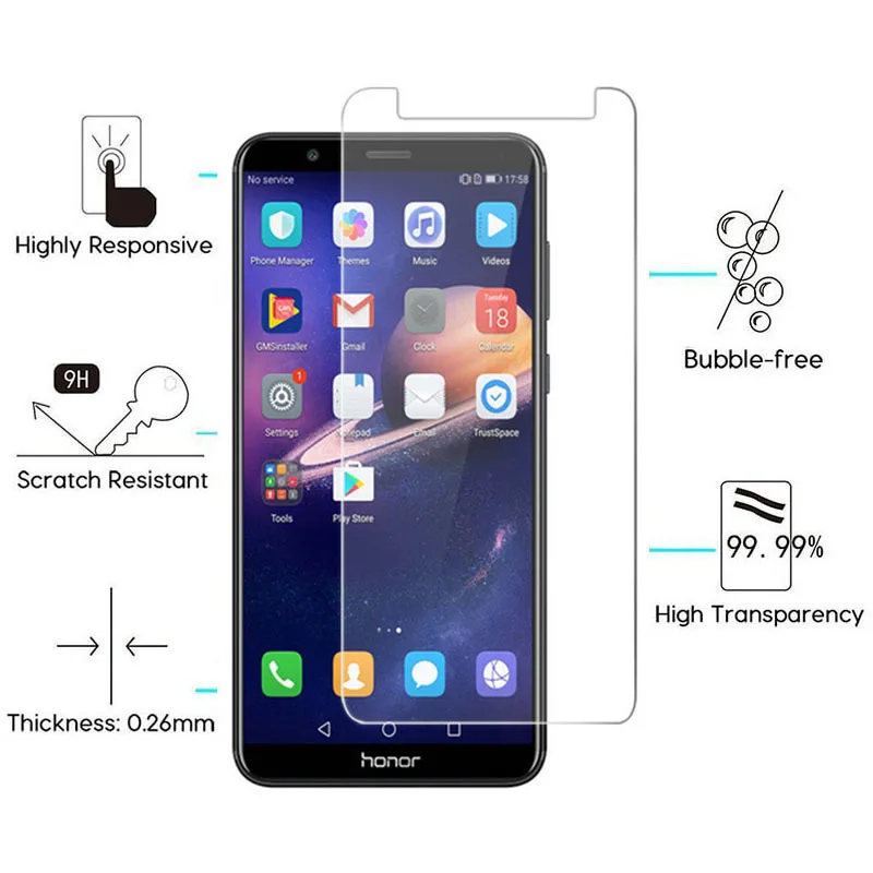 Защитная пленка для Honor 7x huawei 7a 7c Pro 7i 7 X C A X7 C7 A7 закаленное защитное стекло Honor7x Honor7c