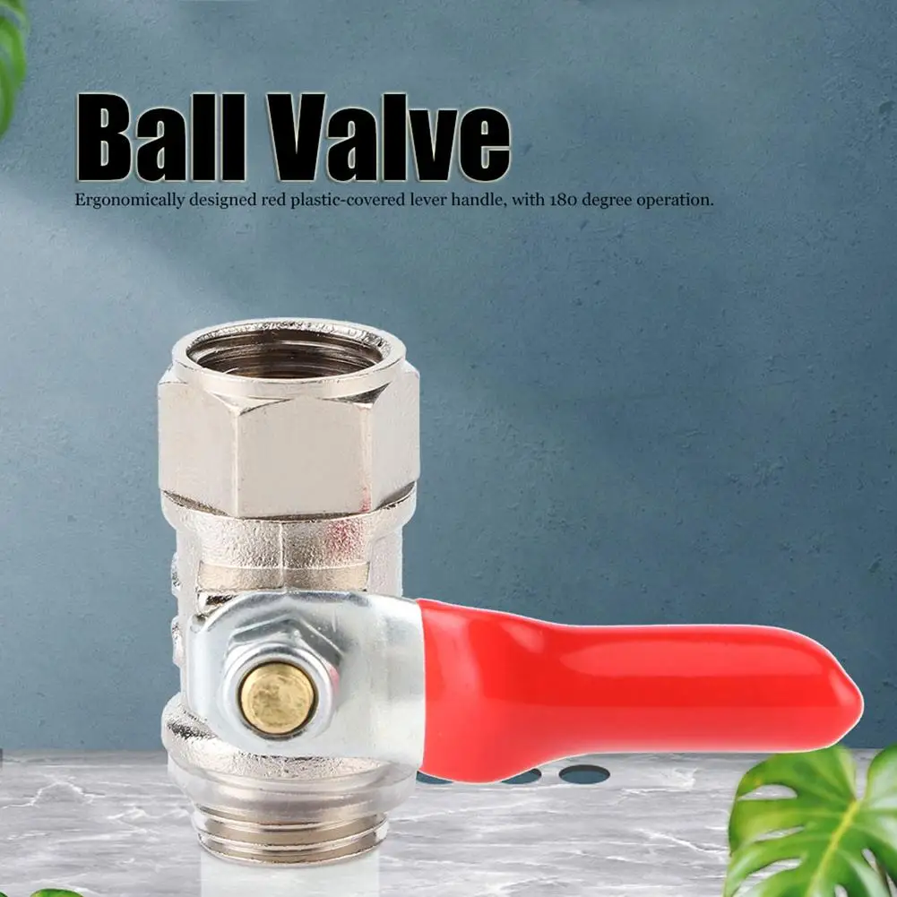 Шаровой мини-клапан запорный выключатель бессвинцовый клапан для воды с ручкой