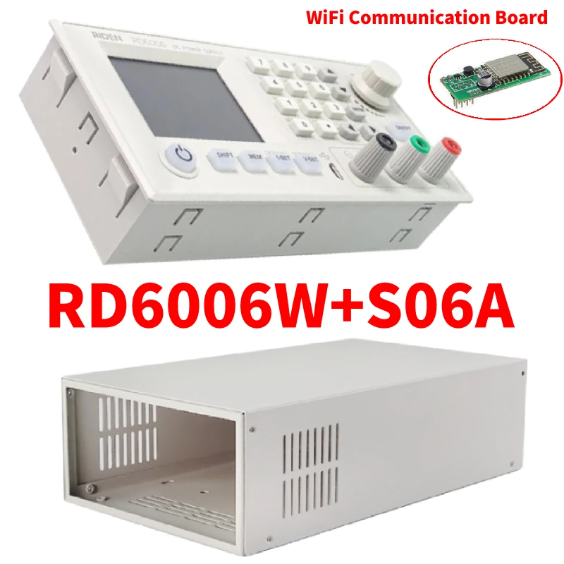 RD S06A RD6006 RD6006W USB Wi-Fi, DC-DC Напряжение текущий понижающий Питание понижающий Напряжение конвертер Вольтметр 60V 6A