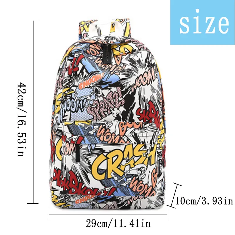 Модный рюкзак для учеников младшей и старшей школы Студенческая сумка в