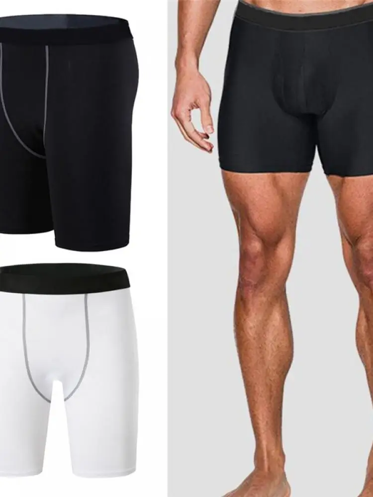 

Men'S Quick-Drying Breathable Fitness Compression Shorts Running Tights Gym Sports Leggings Running Sports Shorts
