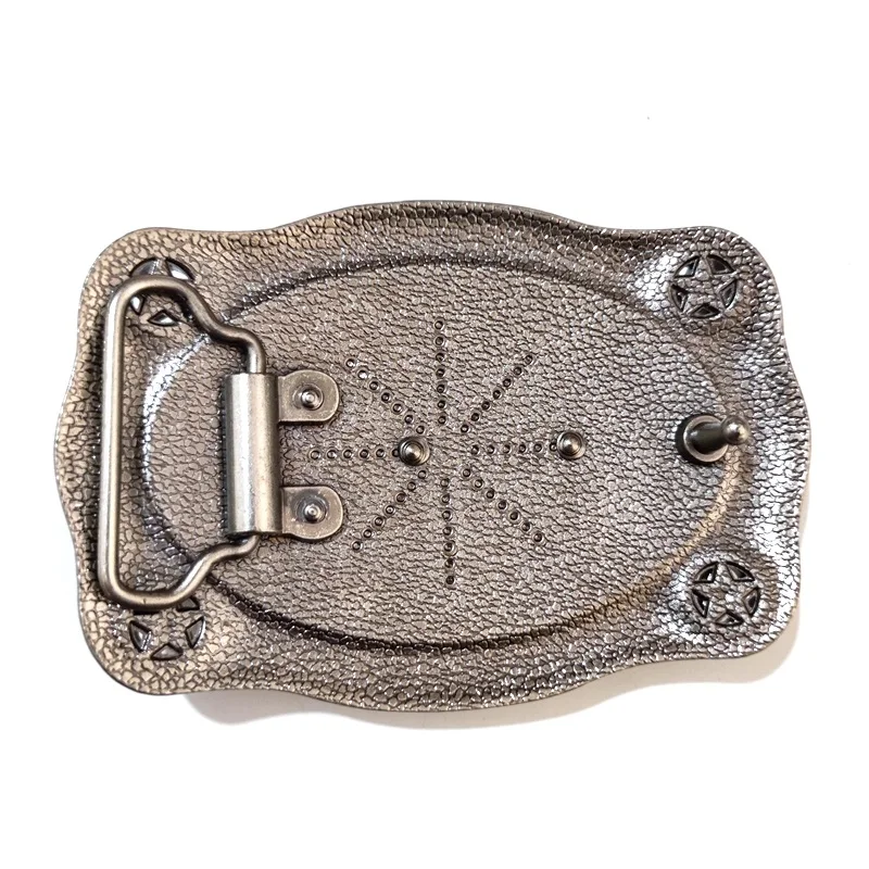 Роскошные ковбойские Серебристые Металлические рандомные пряжки в западном