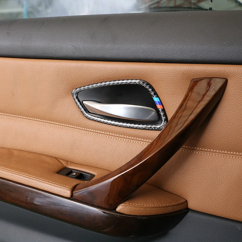 

Soft Carbon Fiber for BMW E90 3 Series 2005-2012 Car Interior Door Cover Sticker Accessories