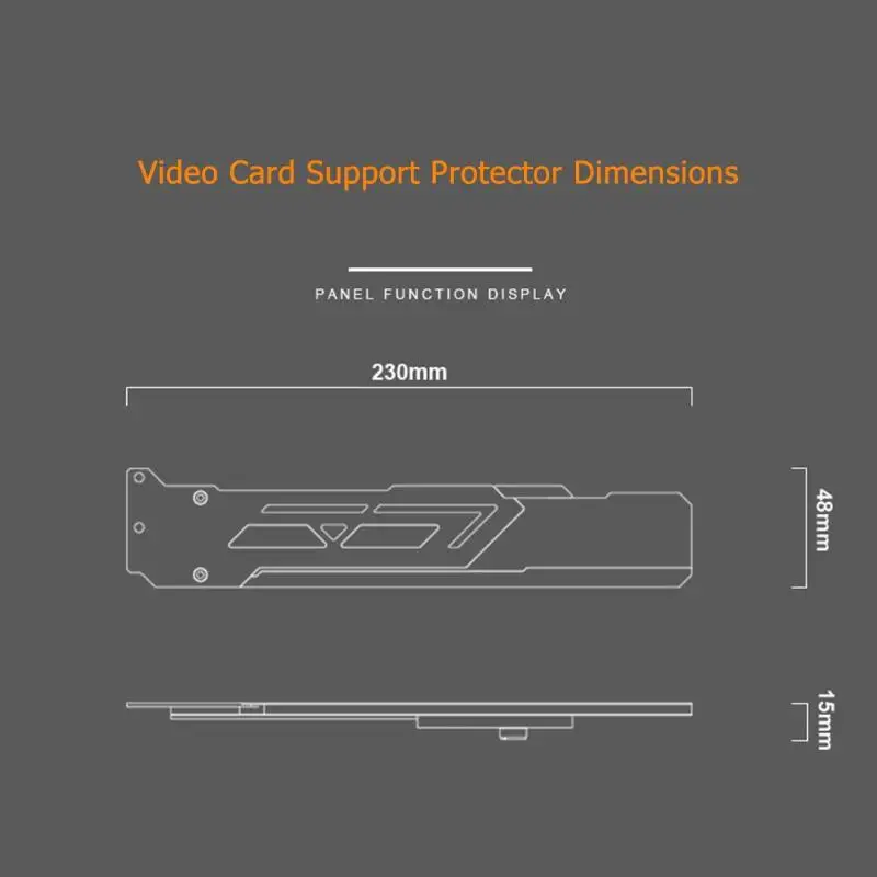 Jonsbo V3 3 Pin RGB автоматическое изменение видеокарты Поддержка кронштейна система