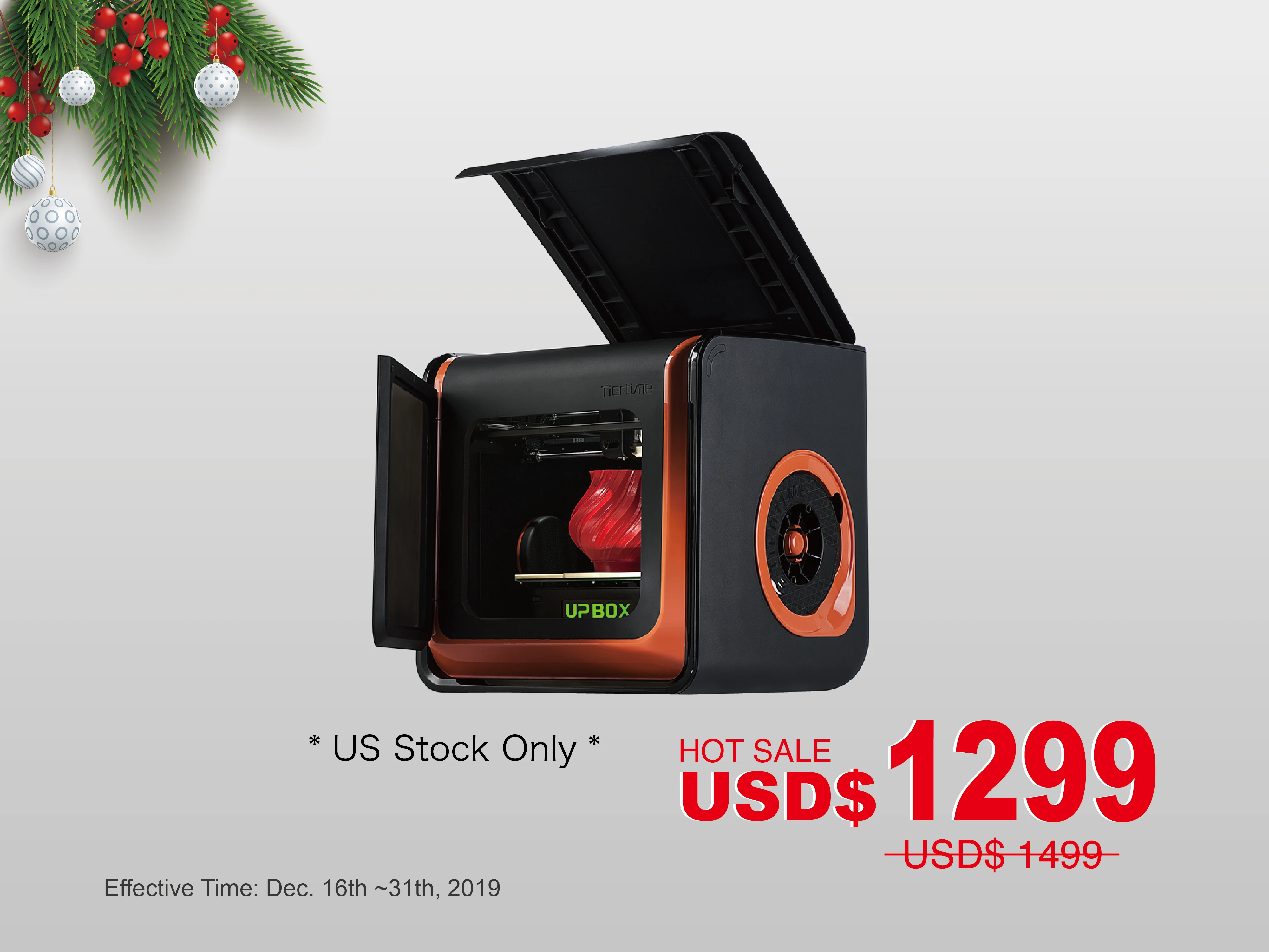 Для принтера tiertime Up Box+ 3d принтер Высокая точность ABS большой объем сборки полный корпус автоматическое выравнивание автоматическая калибровка wifi