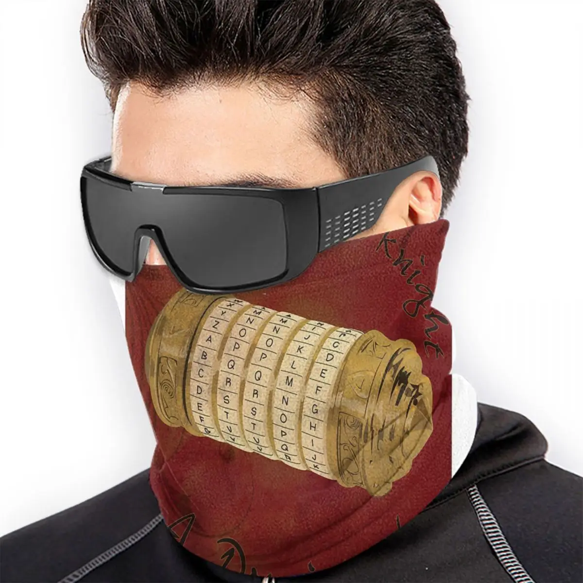 Маска-Балаклава Cryptex DaVinci Code шарф-бандана охотничий зимний мотоциклетный шарф