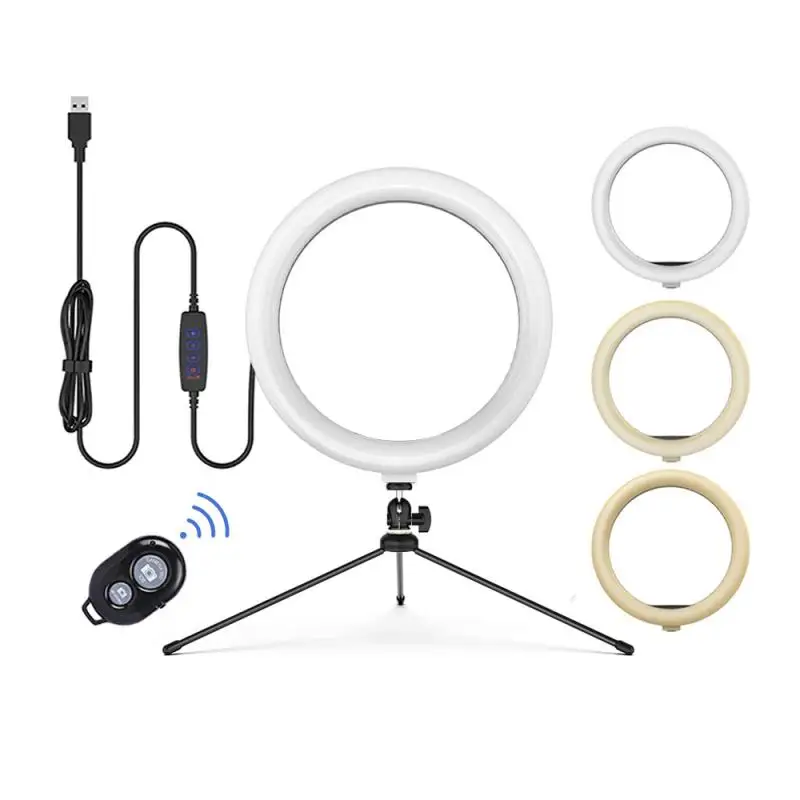 USB светодиодный кольцевой светильник для селфи студийная фотография лампа
