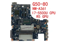 laptop motherboard for lenovo g50 80 aclu3aclu4 nm a361 i7 5500u cpu r5 m330 2gb 5b20h14391 100 tested
