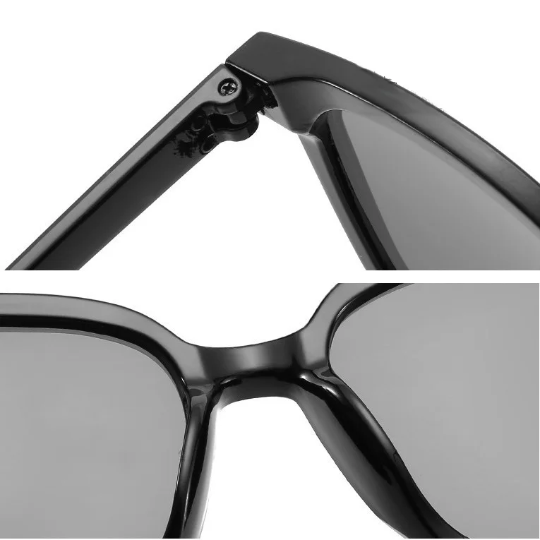 Стильные солнцезащитные очки унисекс в стиле хип хоп квадратные ретро кошачий