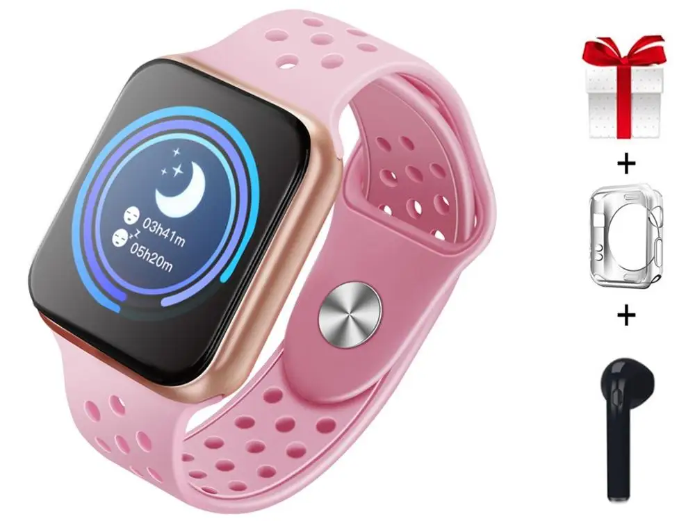 Умные часы F9, Bluetooth, ear, i7, с функцией вызова, ЭКГ, монитор сердечного ритма, умные часы для мужчин и женщин, для apple iphone, xiaomi, pk, B75, P68 - Цвет: i709