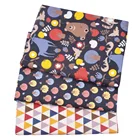 Саржевая детская ткань с принтом медведя джунглей, 100% хлопок, Лоскутная Ткань, шитье, стеганое постельное белье, материалы для ребенка и ребенка