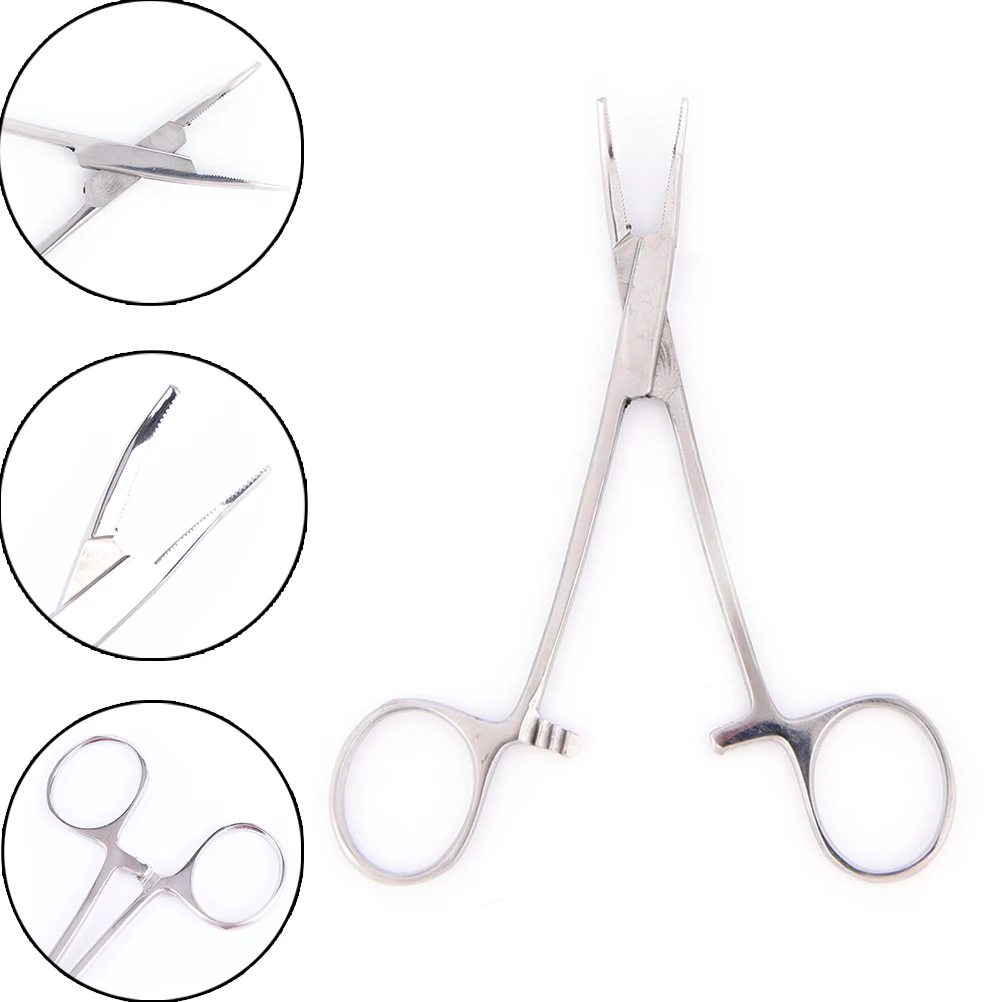 Хорошая сделка новый 5 &quotРыбалка гемостат запорные зажимы щипцы из Нержавеющей