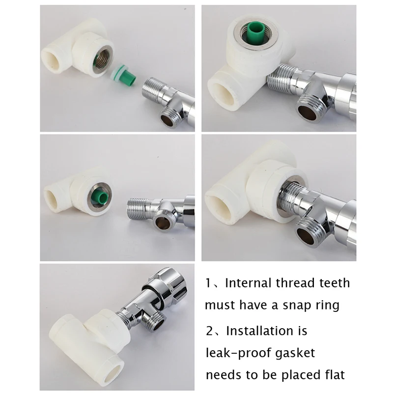 Заглушки для труб смесителя PPR 10 шт. монтажный фитинг с резьбой BSP 1/2 дюйма