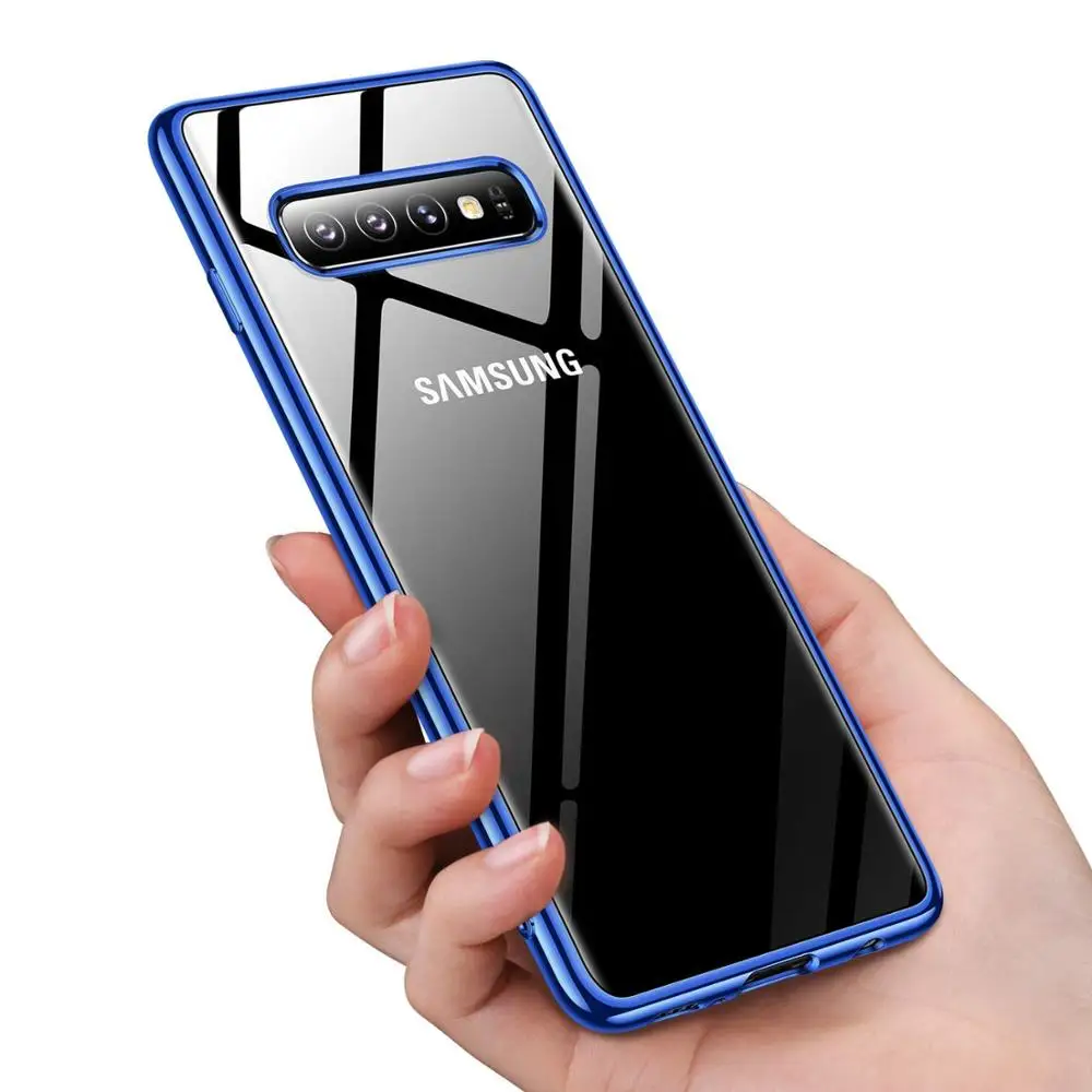 Прозрачный чехол для Samsung Galaxy Note 10 S10e S9 S8 S10 Plus Ультратонкий Мягкий силиконовый