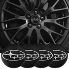 4 шт., металлические наклейки на ступицу колеса автомобиля, для Subaru Impreza Legacy WRX STI BRZ XV Forester Crosstrek Outback Ascent