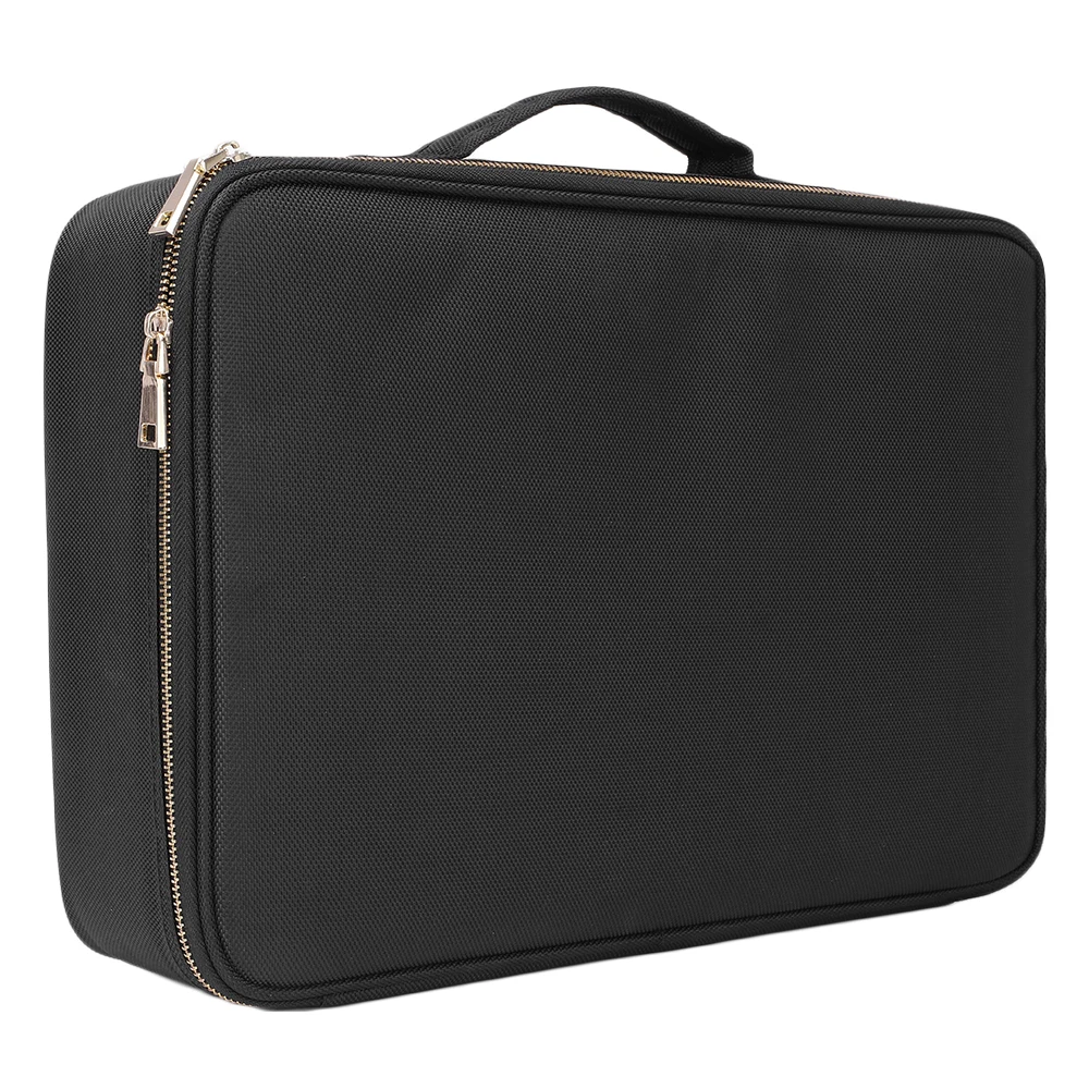 

Professional Cosmetic Makeup Bag Organizer Makeup Boxes Black-L