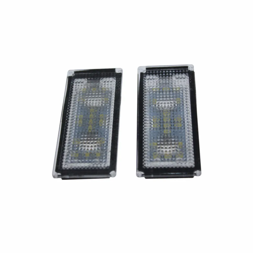 2 шт. без ошибок 18 3528 SMD светодиодный номерной знак лампы авто Автомобильный