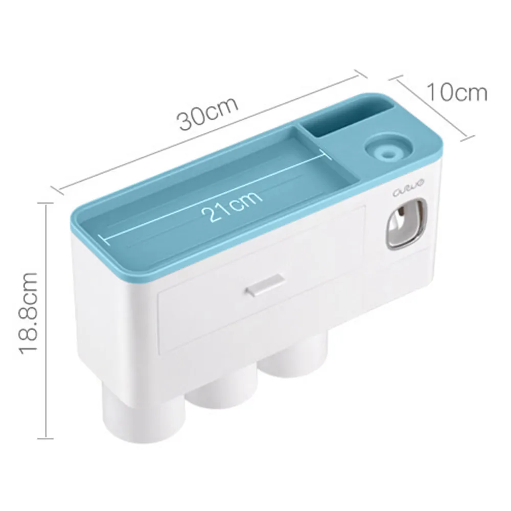 

Punch-free Toothbrush Organizer Magnetic Toothpaste Toothbrush Space Saving Toothbrush Box