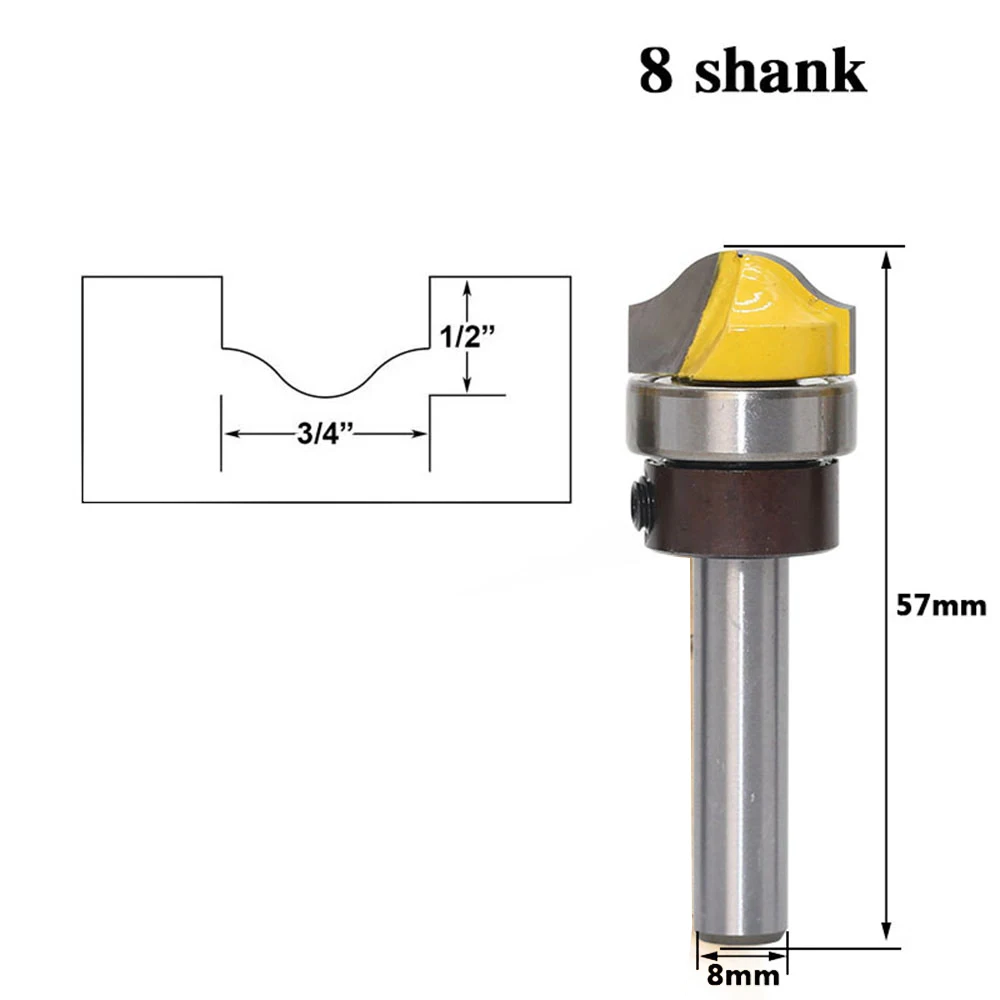 1/4&quotShank Wood Router Bits for Profile Groove Template Milling Cutters Woodworking Cutter Carving Machine Tools | Инструменты