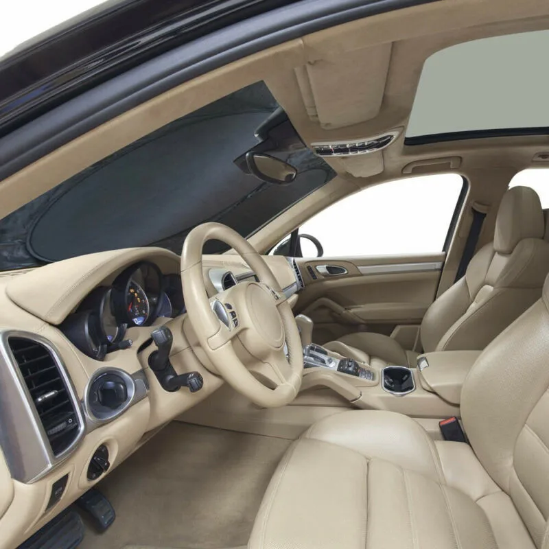 

Windshield Shield Window Sun Shade Easy To Install Foldable Silver Coated Reflective Materia Universal
