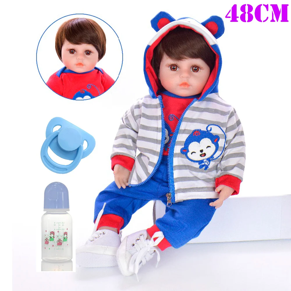 Кукла реборн Bebes Реалистичная для мальчиков кукла из мягкого силикона и винила