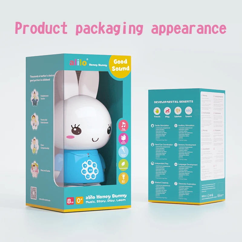 

Alilo Honey Bunny G6 sing rabblit story machine baby toy toddlers learning early education 0-6 year gift intelligent robot cozmo