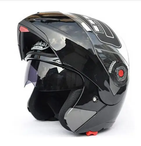 

Free shipping! Safe Flip Up Motorcycle Helmets moto helmet motocross motorbike Helmet With Inner Sun Visor JIEKAI-105 DOT ECE