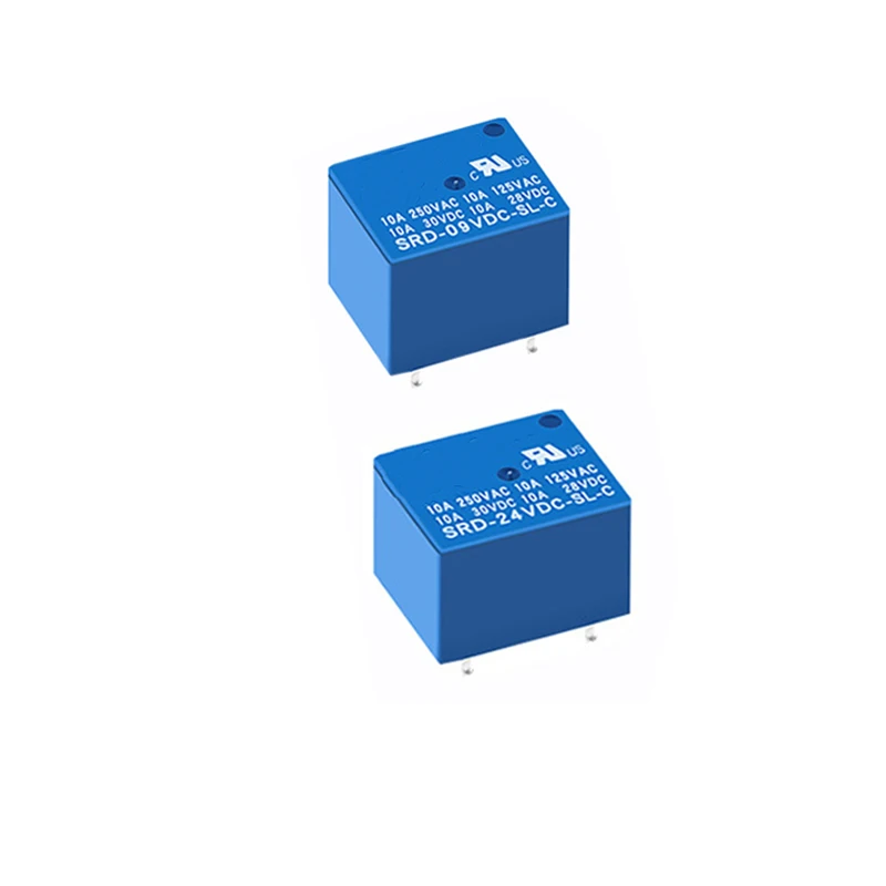 5 шт. реле 5PIN SRD-05VDC-SL-C SRD-09VDC-SL-C SRD-12VDC-SL-C SRD-24VDC-SL-C SRD-48VDC-SL-C DC 5V 12V 24V 48V Мощность |