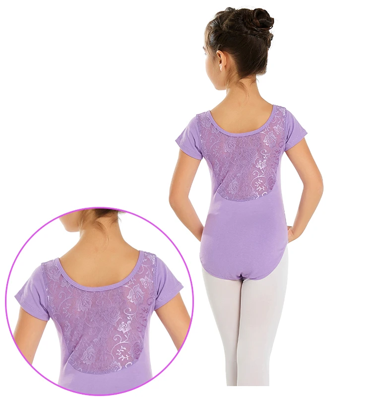 Кружевное балетное трико для девочек платье девочки Детская танцевальная одежда