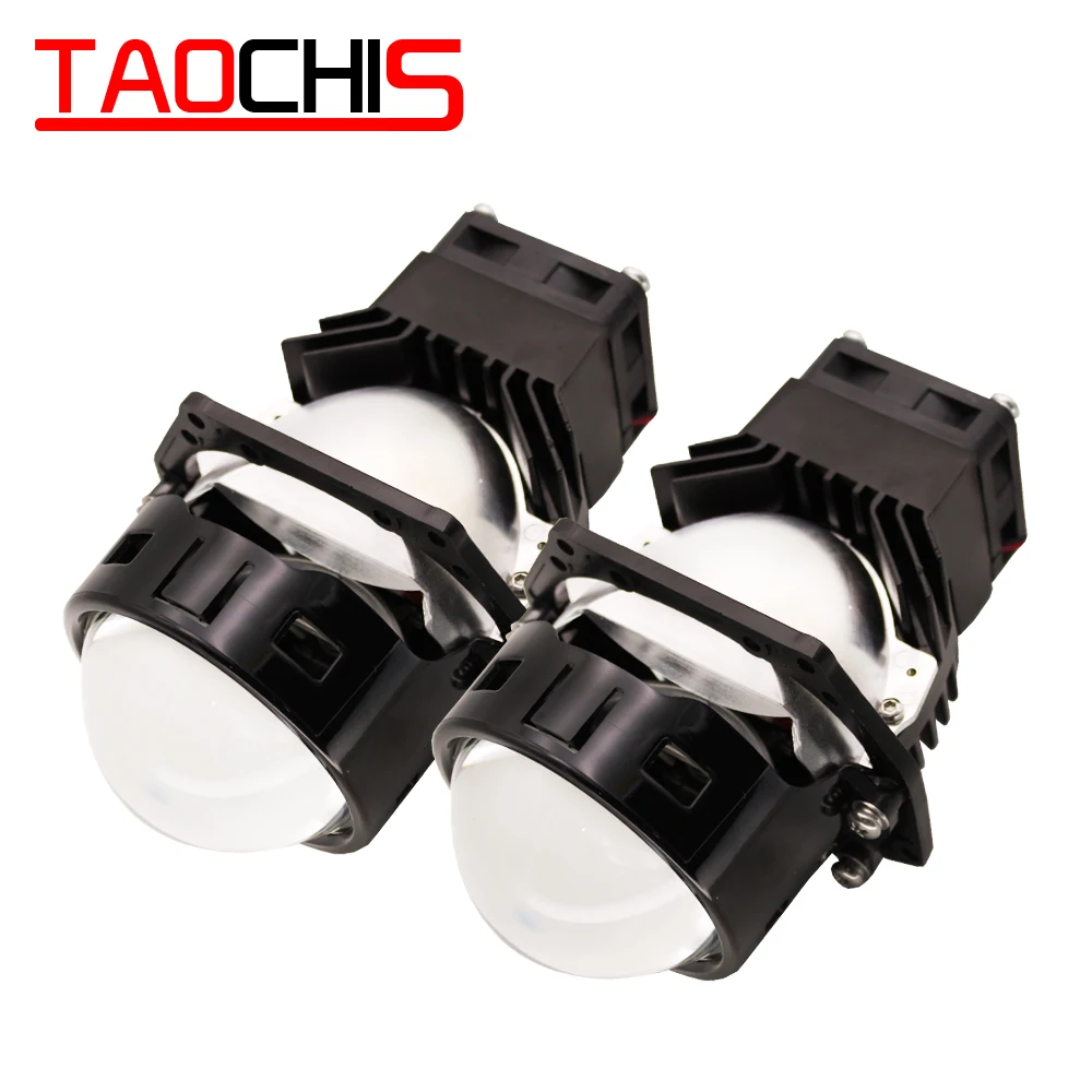 TAOCHIS 3 0 дюймовый автомобильный BI LED прожектор линзы фары точечные Bi светодиодный H4