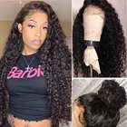 Парик из натуральных волос на сетке, 13X 1, без клея