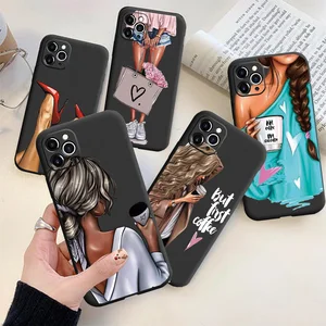 High Heels Girl Woman Phone Case For iPhone 12 11 Pro Max 7 8 Plus X XR Xs 13 PRO Max SE 2020 Case M