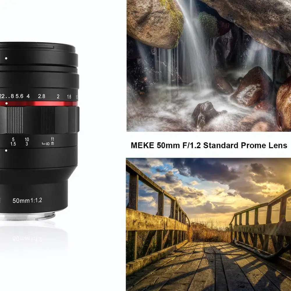Объектив Meike 50 мм F1.2 с большой диафрагмой и ручной фокусировкой для Sigma Leica Panasonic L