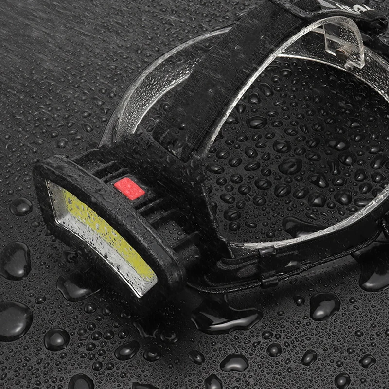 Налобный фонарь с аккумулятором 4 режима водонепроницаемый | Спорт и развлечения